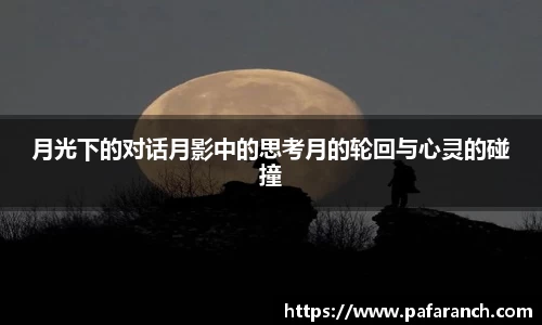 月光下的对话月影中的思考月的轮回与心灵的碰撞